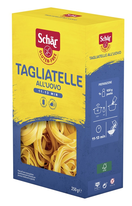 SCHAR TAGLIATELLE ALL'UOVO 250 G - Farmacia Mastrangelo 