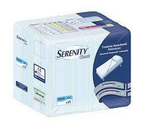 TRAVERSA SALVAMATERASSO PER INCONTINENZA SERENITY CLASSIC RIMBOCCABILE MISURA 80X180CM 30 PEZZI - Farmacia Mastrangelo 