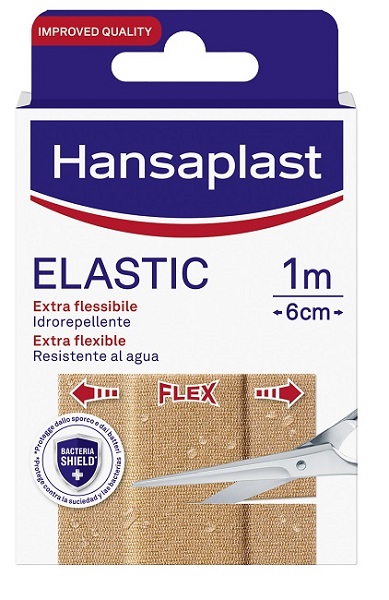 CEROTTO IN STRISCIA HANSAPLAST ELASTIC EXTRA FLESSIBILE 6 CM LUNGHEZZA 1 M 10 PEZZI - Farmacia Mastrangelo 