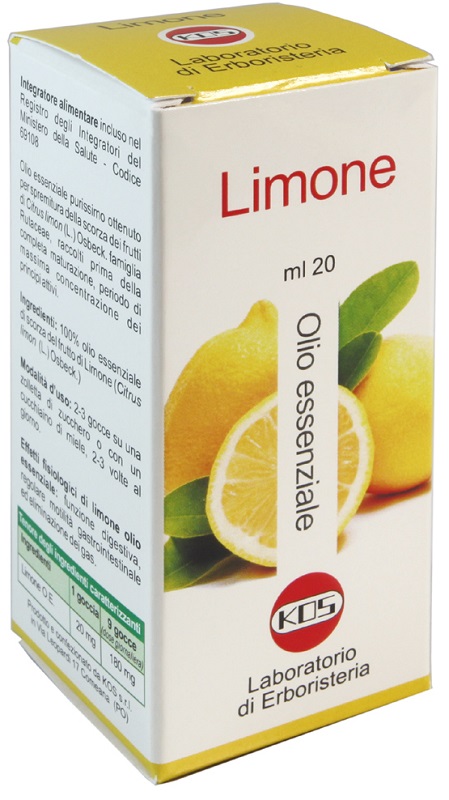 LIMONE OLIO ESSENZIALE 20 ML - Farmacia Mastrangelo 