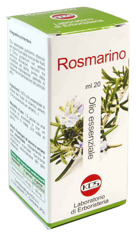 ROSMARINO OLIO ESSENZIALE 20 ML - Farmacia Mastrangelo 