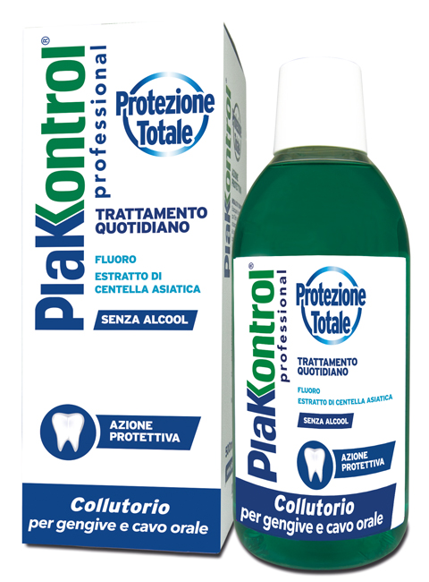 PLAKKONTROL PROTEZIONE TOTALE COLLUTORIO 500 ML - Farmacia Mastrangelo 