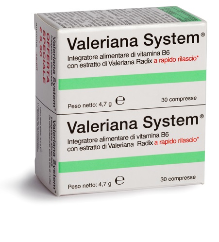VALERIANA SYSTEM 30 COMPRESSE + 30 COMPRESSE - Farmacia Mastrangelo 