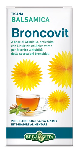 BRONCOVIT TISANA 20 BUSTINE 2G - Farmacia Mastrangelo 