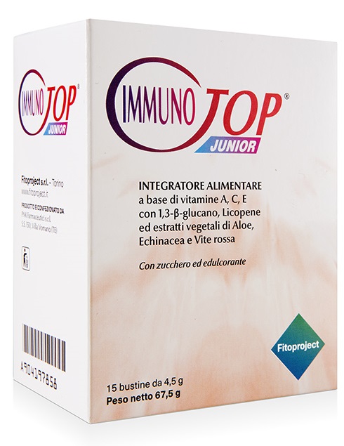IMMUNOTOP JUNIOR 15 BUSTINE DA 4,5 G - Farmacia Mastrangelo 
