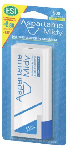 ESI ASPARTAME MIDY 500 COMPRESSE OFFERTA SPECIALE - Farmacia Mastrangelo 