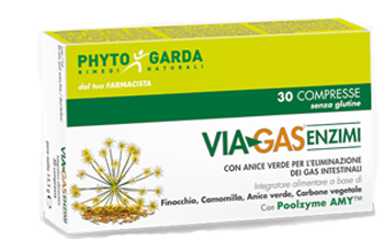VIAGAS ENZIMI 30 COMPRESSE - Farmacia Mastrangelo 
