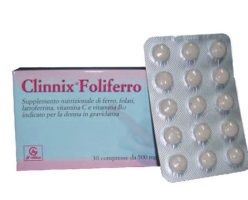 CLINNIX FOLIFERRO 30 COMPRESSE - Farmacia Mastrangelo 