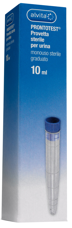 PROVETTA PER URINA ALVITA PRONTOTEST GRADUATA 10ML - Farmacia Mastrangelo 
