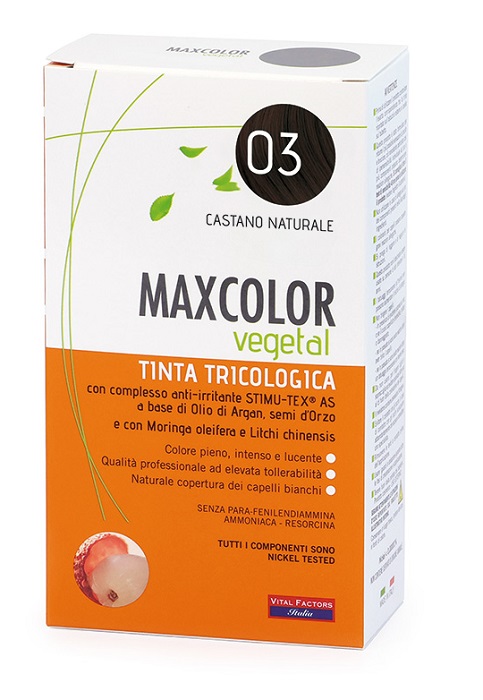 MAX COLOR VEGETAL 03 TINTURA 140 ML - Farmacia Mastrangelo 