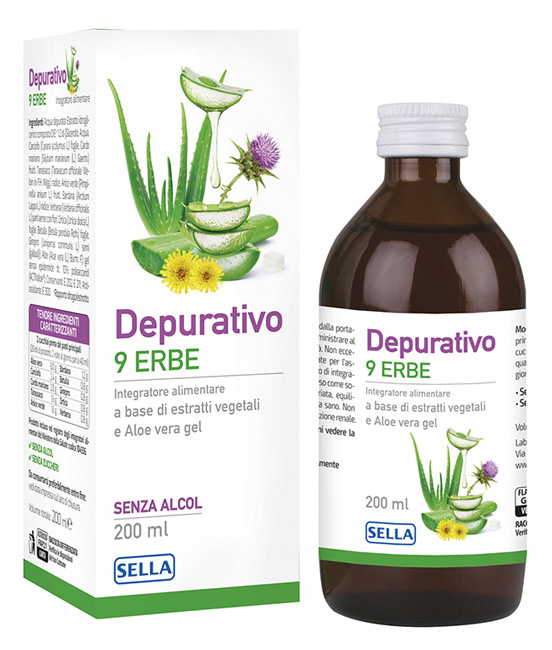 DEPURATIVO 9 ERBE 200 ML - Farmacia Mastrangelo 