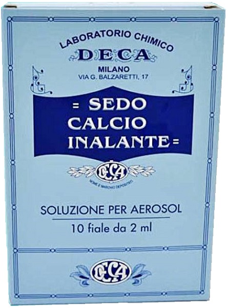 SEDO CALCIO INALANTE SOLUZIONE AEROSOL 10 FIALE 2 ML - Farmacia Mastrangelo 