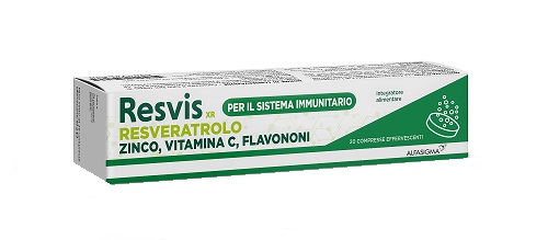 RESVIS XR ALFASIGMA 20 COMPRESSE EFFERVESCENTI DA 4 G - Farmacia Mastrangelo 