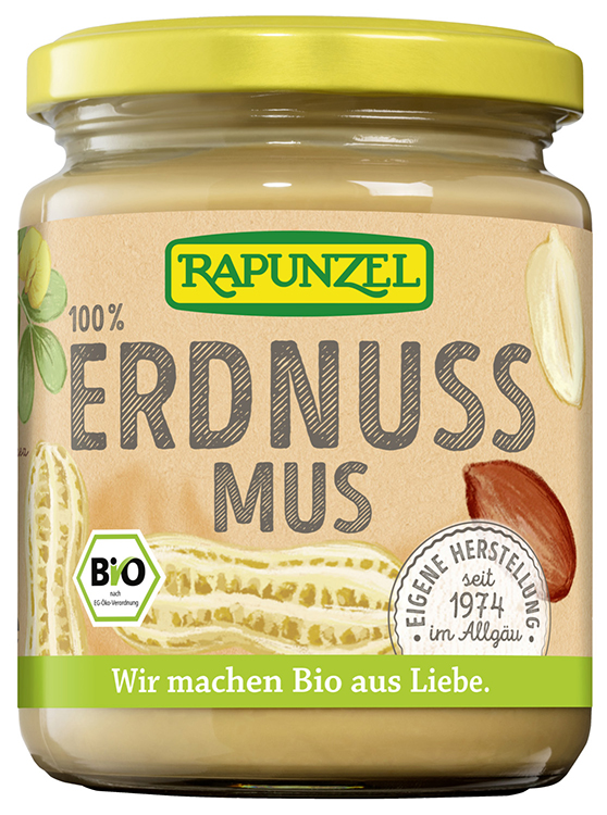 RAPUNZEL CREMA ARACHIDI SENZA ZUCCHERI AGGIUNTI 250 G - Farmacia Mastrangelo 