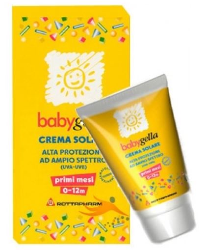 BABYGELLA CREMA SOLARE 0-12 MESI 50ML - Farmacia Mastrangelo 