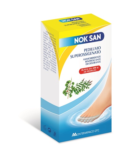 NOK SAN PEDILUVIO SUPEROSSIGENATO 400 G - Farmacia Mastrangelo 