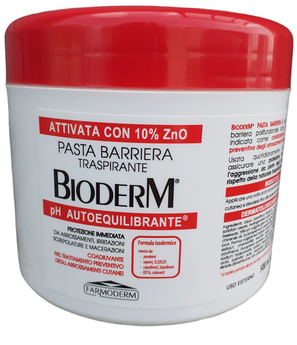 BIODERM PASTA BARRIERA ZINCO 500 ML - Farmacia Mastrangelo 