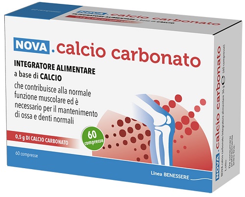CALCIO CARBONATO 60 COMPRESSE DA 0,6 G - Farmacia Mastrangelo 