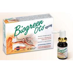 SOLUZIONE OTOLOGICA BIOGREEN OTO SPRAY RIMOZIONE E DISSOLUZIONE CERUME 13 ML - Farmacia Mastrangelo 