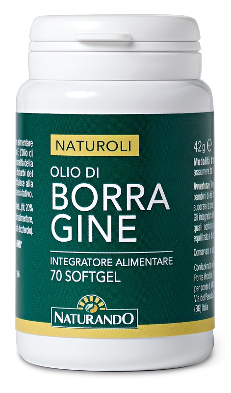 NATUROLI OLIO DI BORRAGINE 70 SOFTGEL - Farmacia Mastrangelo 