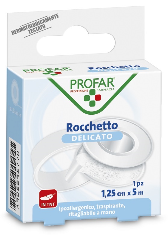 CEROTTO ROCCHETTO TESSUTO NON TESSUTO DELICATO CM 1,25X5 M PROFAR - Farmacia Mastrangelo 