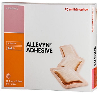 MEDICAZIONE IDROCELLULARE STERILE ALTAMENTE ASSORBENTE ADESIVA IN SCHIUMA DI POLIURETANO 12,5X12,5CM 10 PEZZI - Farmacia Mastrangelo 