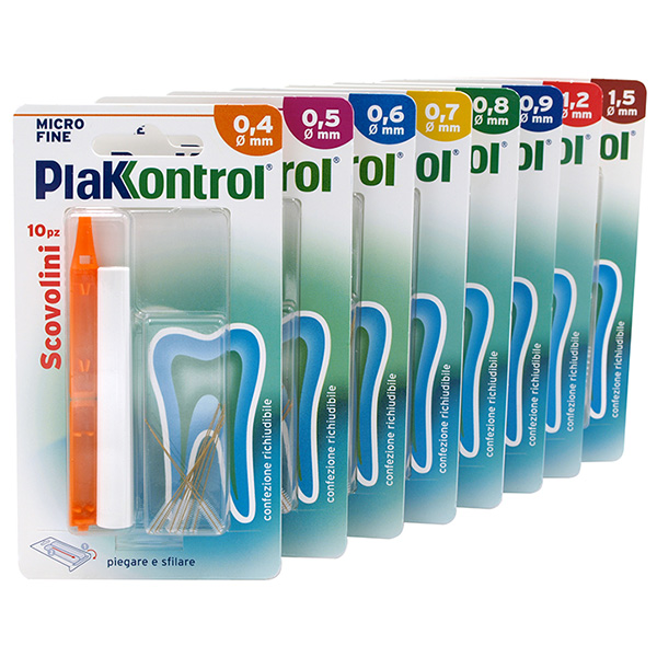 PLAKKONTROL MINIGRIP SCOVOLINO 0,4 MM 10 PEZZI - Farmacia Mastrangelo 