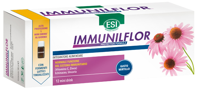 ESI IMMUNILFLOR MINI DRINK 12 MINI DRINK - Farmacia Mastrangelo 