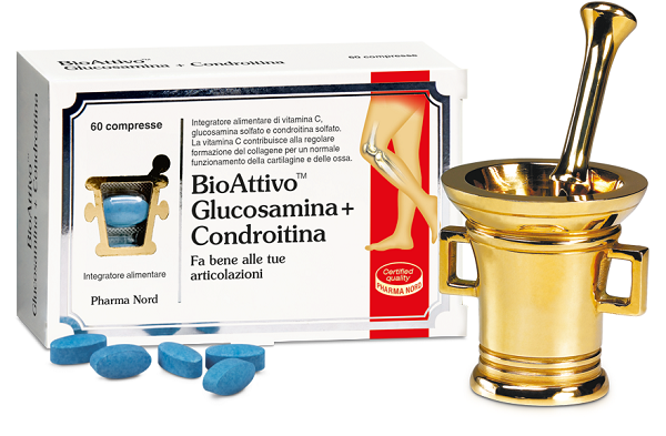 BIOATTIVO GLUCOSAMINA + CONDROITINA 60 COMPRESSE - Farmacia Mastrangelo 