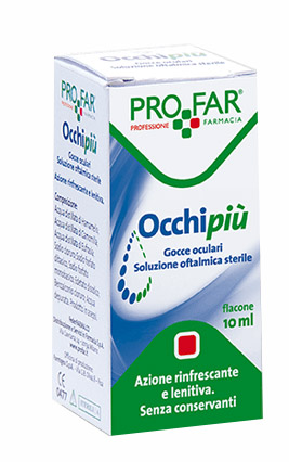 OCCHIPIU' GOCCE OCULARI RINFRESCANTI 1 FLACONE DA 10 ML PROFAR - Farmacia Mastrangelo 