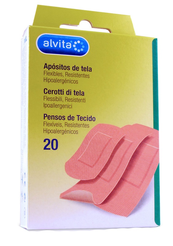 CEROTTO TELA 20 PEZZI ALVITA - Farmacia Mastrangelo 