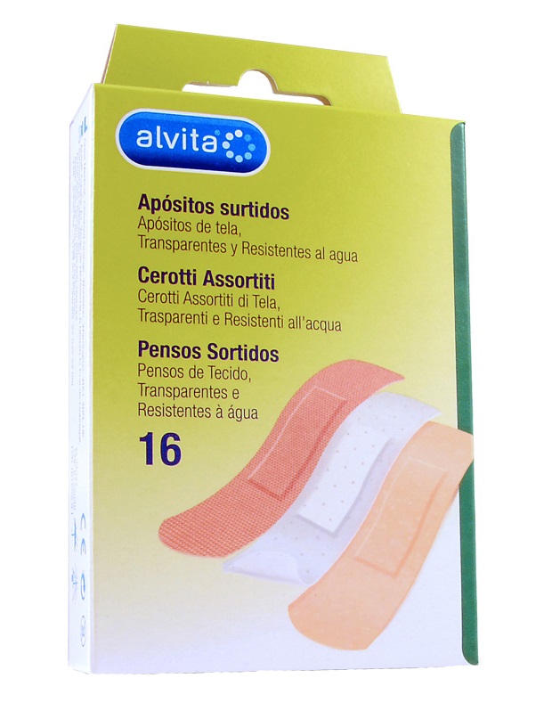 ALVITA CEROTTI ASSORTITI 16 PEZZI - Farmacia Mastrangelo 