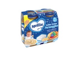 MELLIN BABY CENA COMPLETA FORMAGGINO PASTICA 2 PEZZI DA 200 G - Farmacia Mastrangelo 