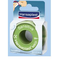 CEROTTO ROCCHETTO HANSAPLAST SENSITIVE 5MX2,50CM 1 PEZZO - Farmacia Mastrangelo 