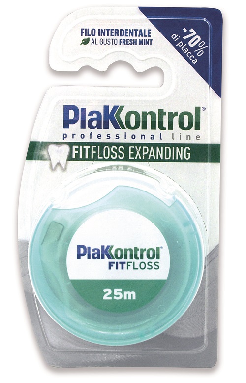 PLAKKONTROL FIT FLOSS FILO 25 M - Farmacia Mastrangelo 