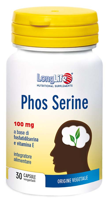 LONGLIFE PHOS SERINE 30 CAPSULE VEGETALI - Farmacia Mastrangelo 