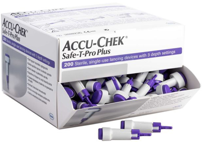 LANCETTE PUNGIDITO ACCU-CHEK SAFE T PRO PLUS PD 200 PEZZI - Farmacia Mastrangelo 