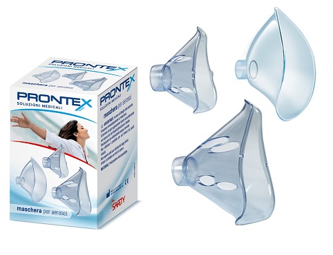 MASCHERA PEDIATRICA AEROSOL PRONTEX FAST LINE IN PLASTICA - Farmacia Mastrangelo 