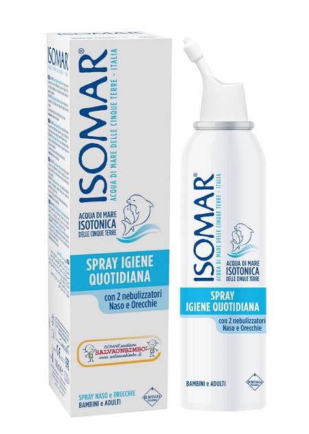 SOLUZIONE ACQUA DI MARE ISOMAR SPRAY IGIENE QUOTIDIANA 100 ML - Farmacia Mastrangelo 