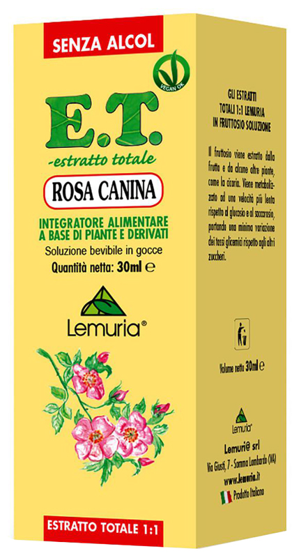 ET ESTRATTO TOTALE ROSA CANINA 30 ML SENZA ALCOL - Farmacia Mastrangelo 