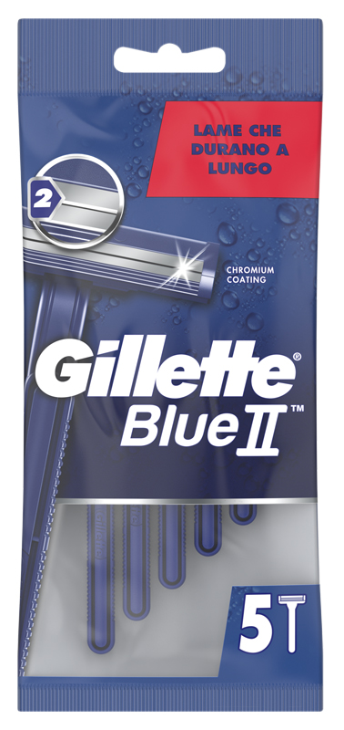 RASOIO GILLETTE BLUE II STANDARD 6 X 20 X 5 - Farmacia Mastrangelo 