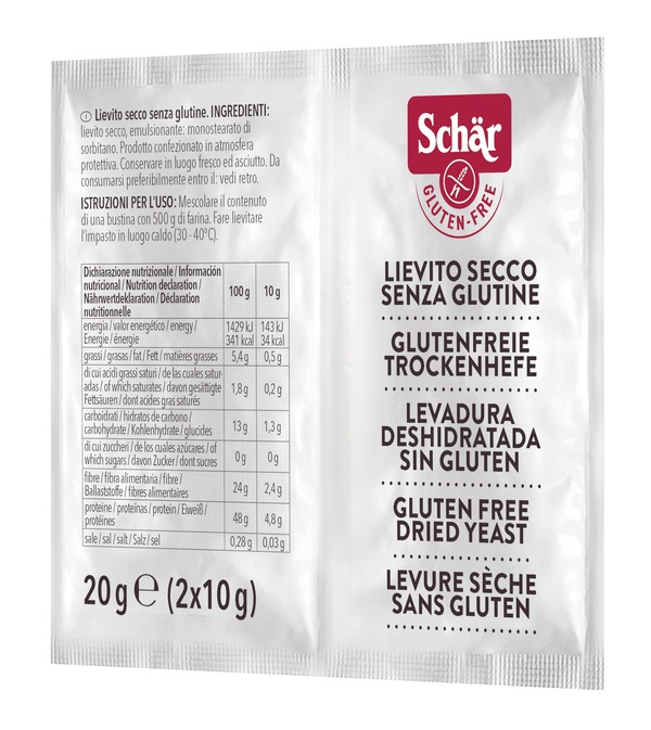 SCHAR LIEVITO SECCO 2 BUSTINE DA 10 G - Farmacia Mastrangelo 