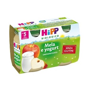 HIPP BIO HIPP BIO OMOGENEIZZATO MELA YOGURT 2X125 G - Farmacia Mastrangelo 