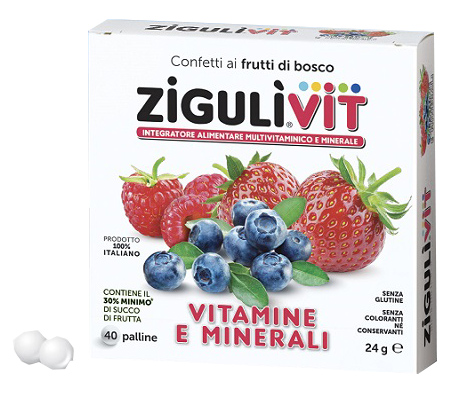 ZIGULI VIT FRUTTIBOSCO 40 CONFETTI - Farmacia Mastrangelo 