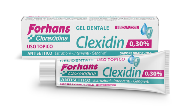 FORHANS CLEXIDIN COLLUTORIO IN GEL ALLA CLOREXIDINA 0,30% 30 - Farmacia Mastrangelo 