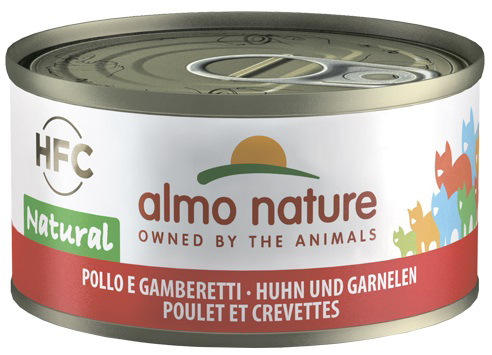 ALMO NATURE CAT POLLO GAMBERI 70 G - Farmacia Mastrangelo 