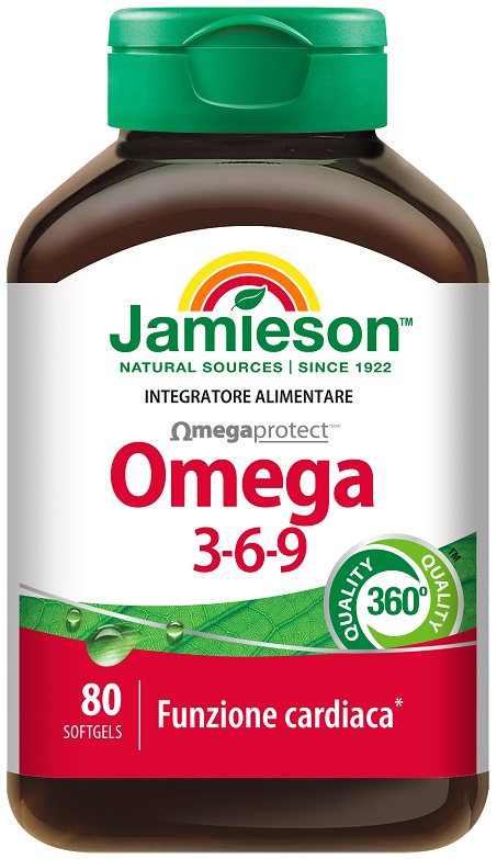JAMIESON OMEGA 3-6-9 80 SOFTGELS - Farmacia Mastrangelo 