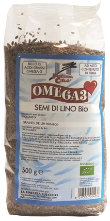 FSC OMEGA3 SEMI DI LINO BIO AD ALTO CONTENUTO DI FIBRA 500 G - Farmacia Mastrangelo 