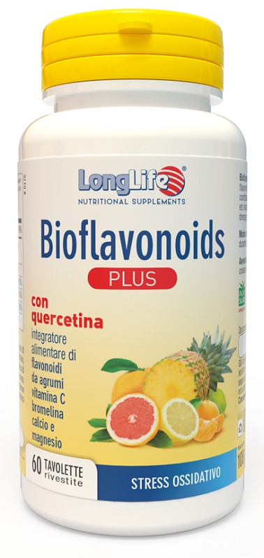 LONGLIFE BIOFLAVONOIDS PLUS 60 TAVOLETTE RIVESTITE - Farmacia Mastrangelo 