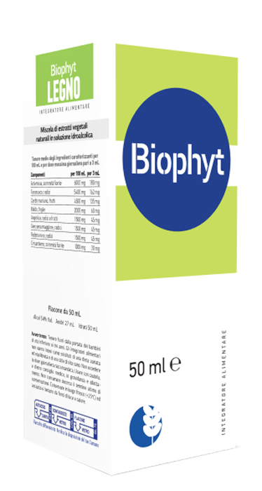 BIOPHYT LEGNO 50 ML SOLUZIONE IDROALCOLICA - Farmacia Mastrangelo 
